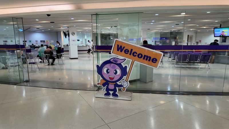 Department of Business Development service counter in Bangkok